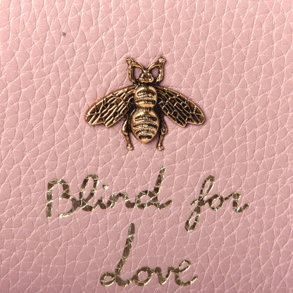 Gucci Cellarius Calfskin Blind for Love Animalier Card Case Perfect Pink 4 of 4