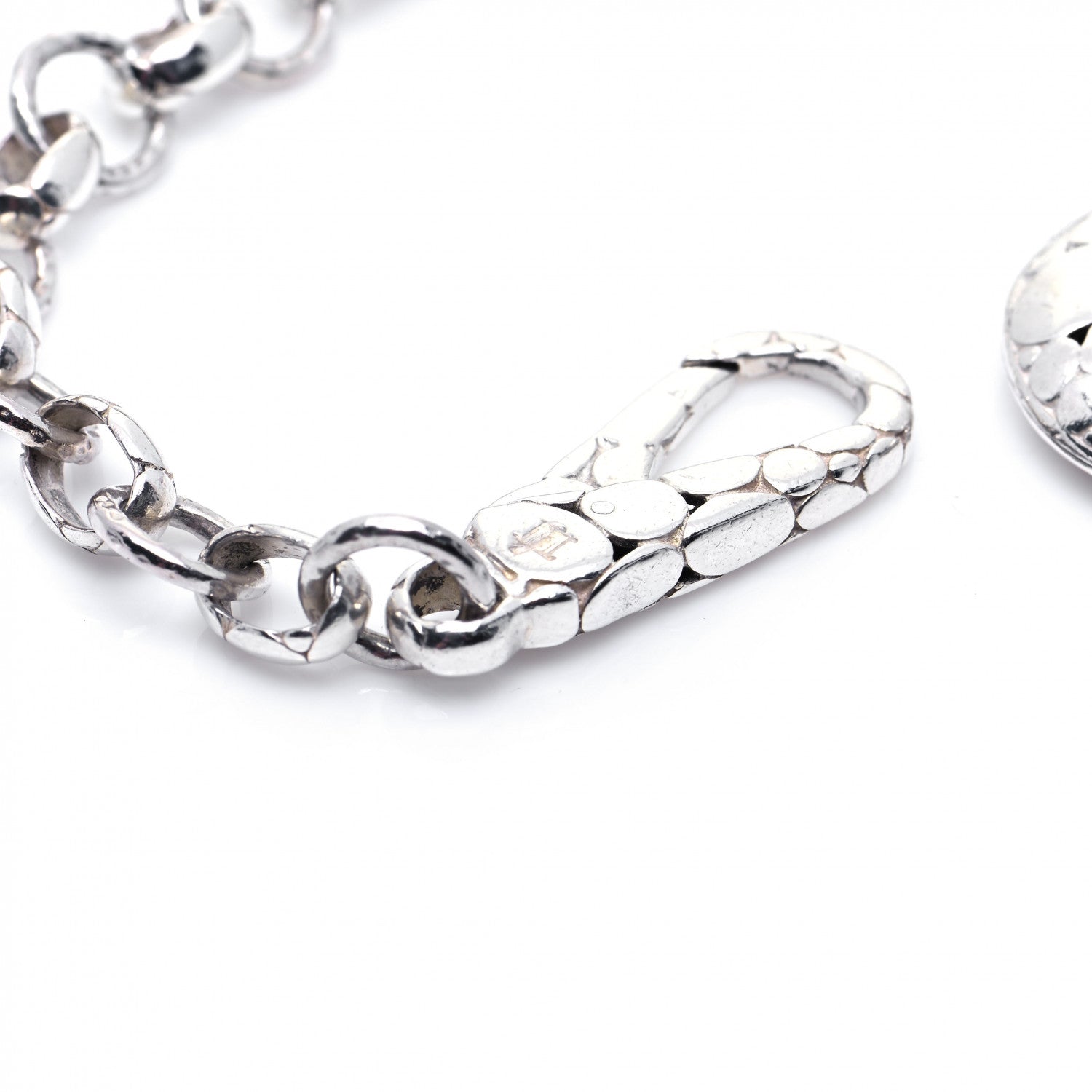 John Hardy Sterling Silver Kali Pebbled Charm Bracelet 5 of 5