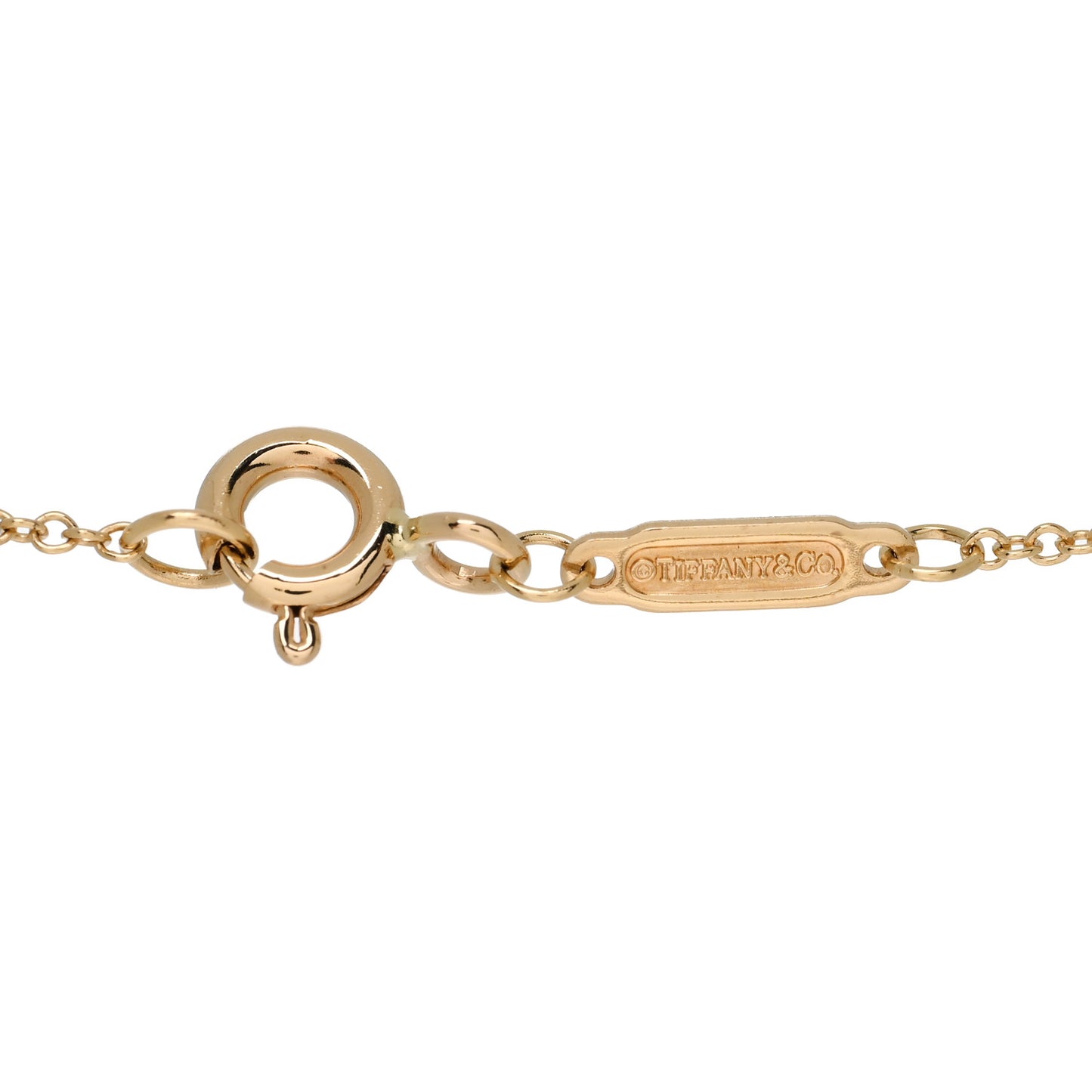 18K Yellow Gold Mini Return to Tiffany Heart Tag Pendant Necklace