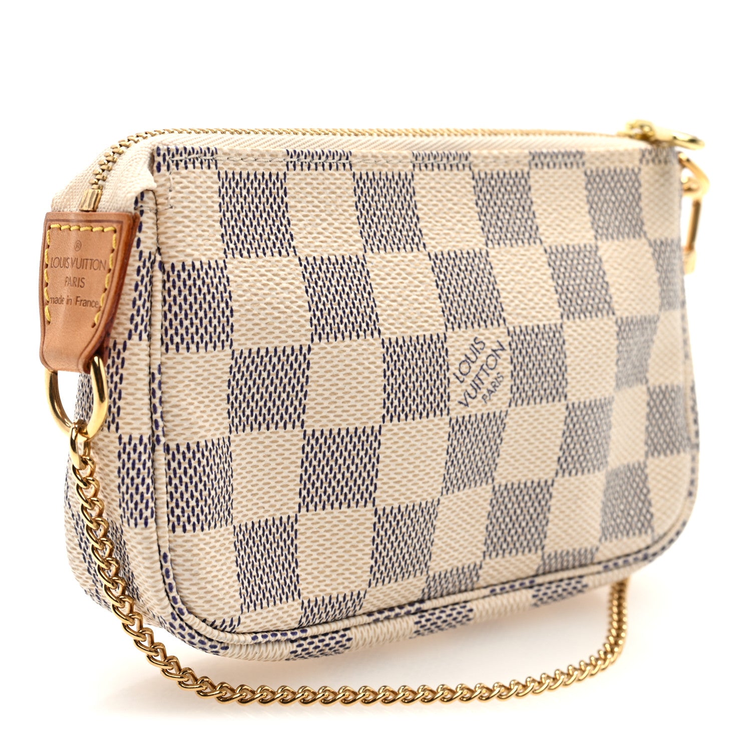 Louis Vuitton Damier Azur Mini Pochette Accessories 3 of 8