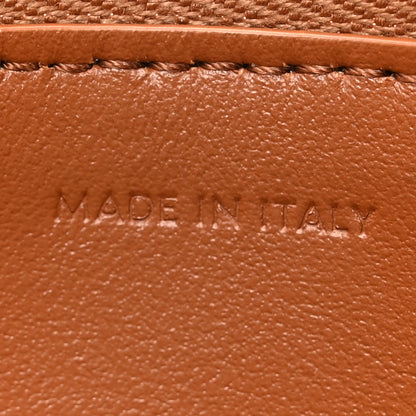 Celine Smooth Calfskin Cuir Triomphe Coin and Card Pouch With Hook Tan 6 of 7