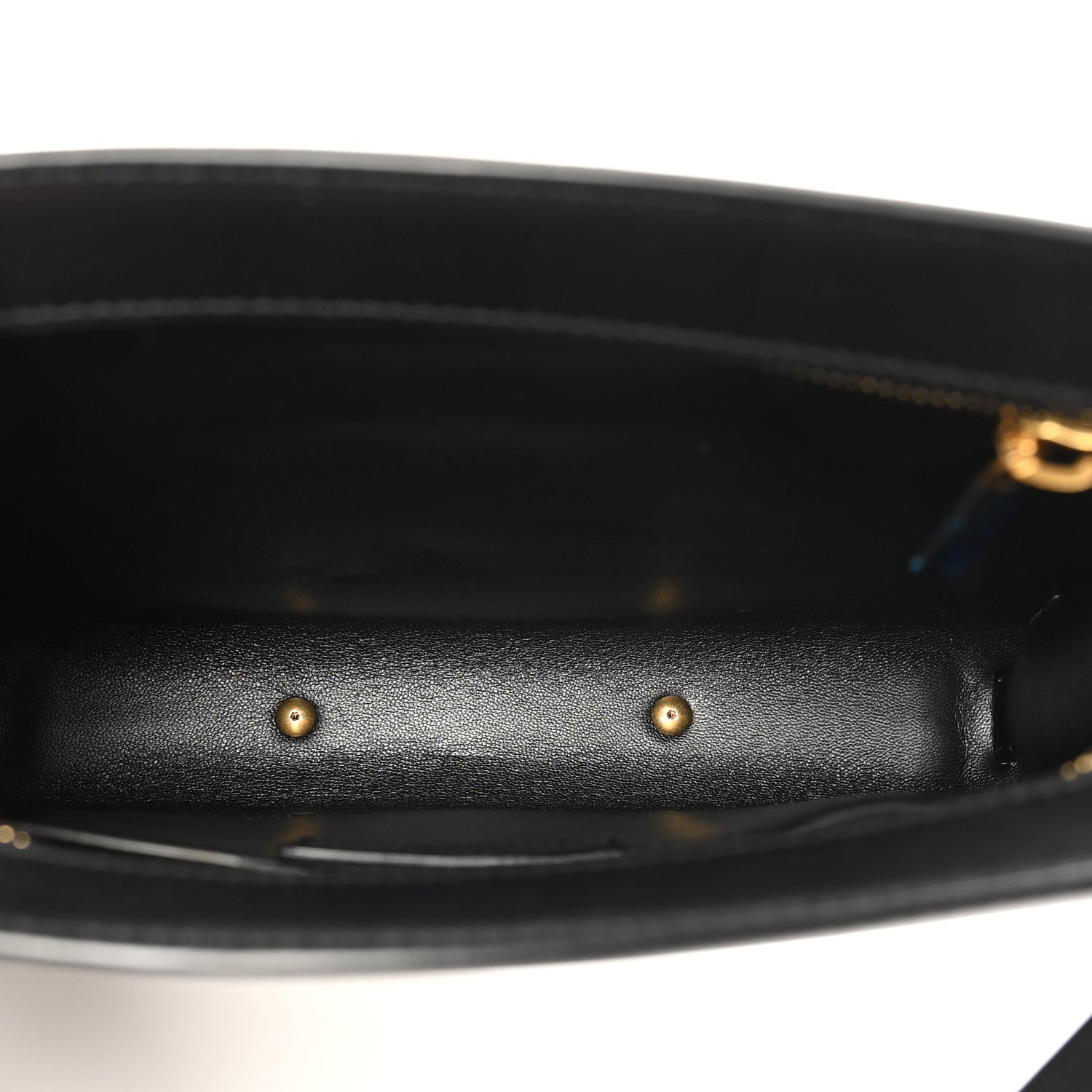 Saint Laurent Calfskin Reverse Satchel Black 5 of 10