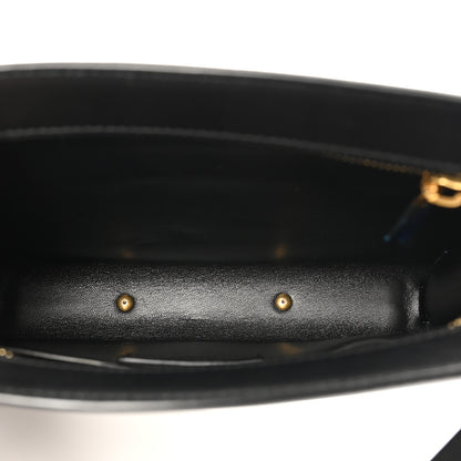 Saint Laurent Calfskin Reverse Satchel Black 5 of 10