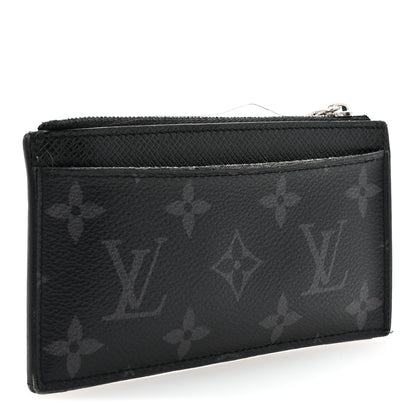 Louis Vuitton Taigarama Coin Card Holder Black 3 of 7