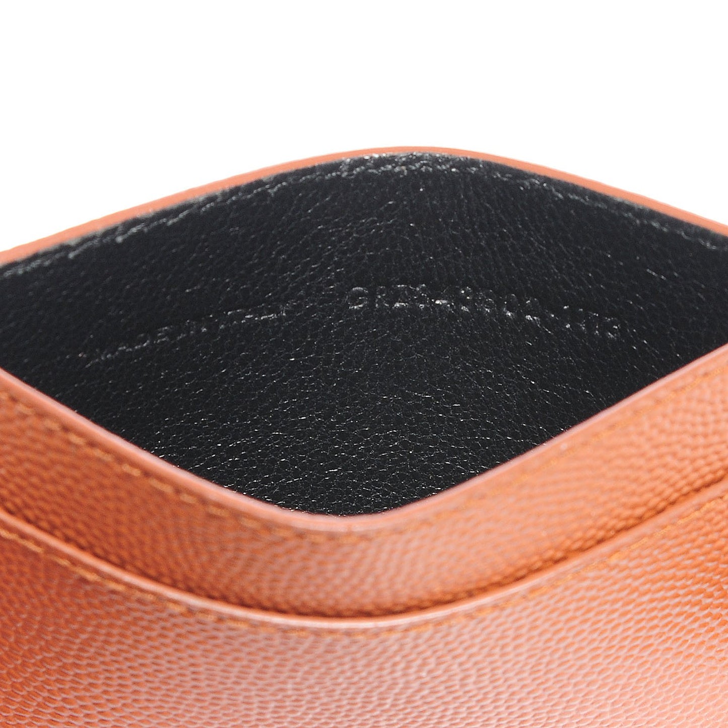 Grain De Poudre Card Case Brown