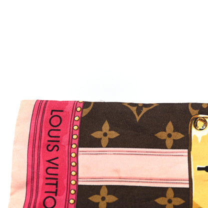 Louis Vuitton Silk Monogram Summer Trunks Bandeau Brown 2 of 10