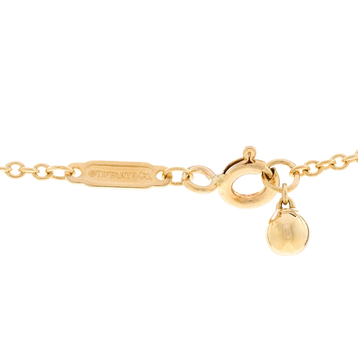 Tiffany 18K Yellow Gold 8mm HardWear Ball Pendant Necklace 4 of 4