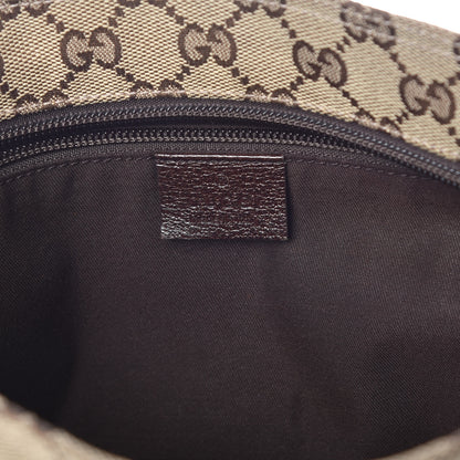 Gucci Monogram Web Small Flat Messenger Crossbody Dark Brown 6 of 10