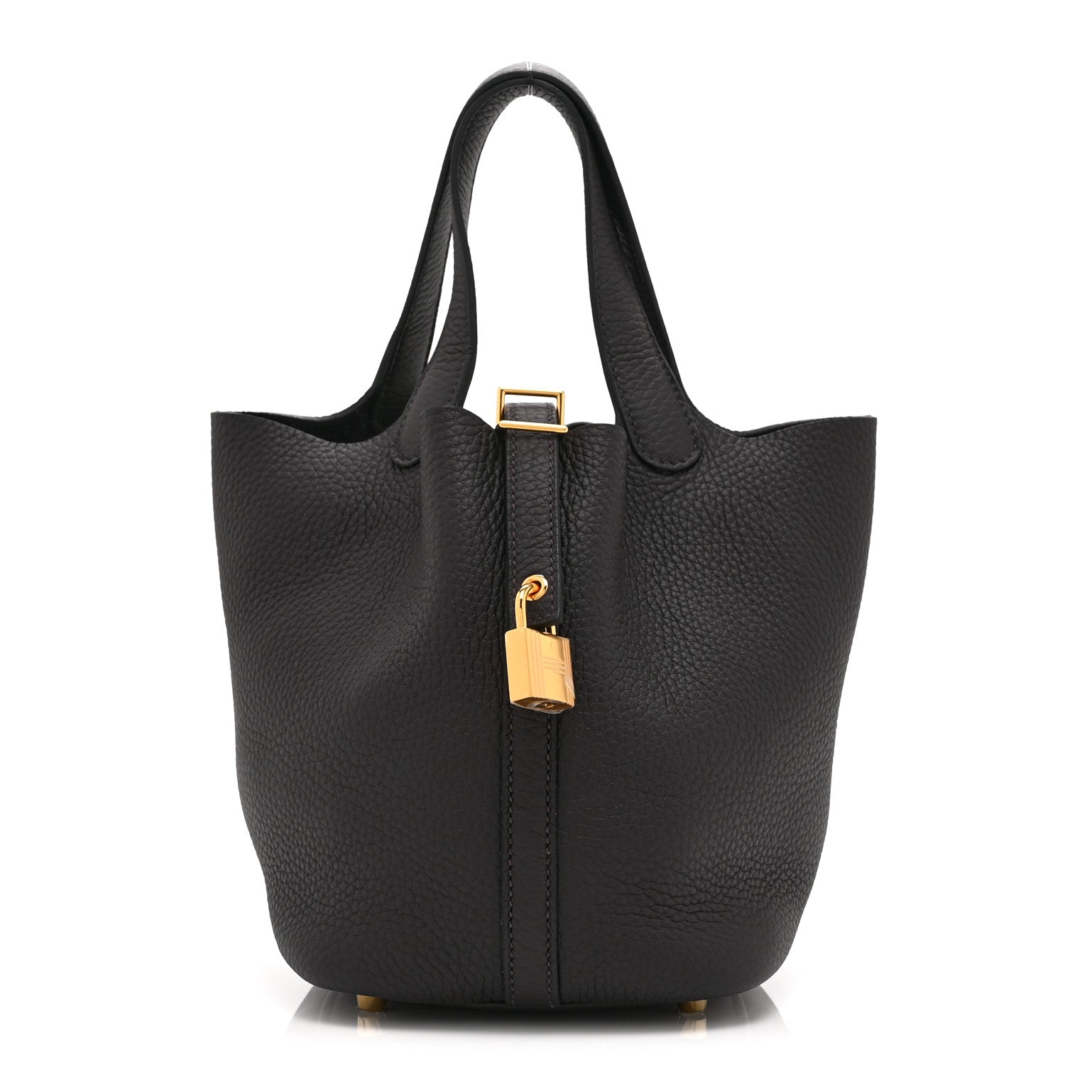 Hermes Taurillon Clemence Picotin Lock 18 PM Prunoir 1 of 10