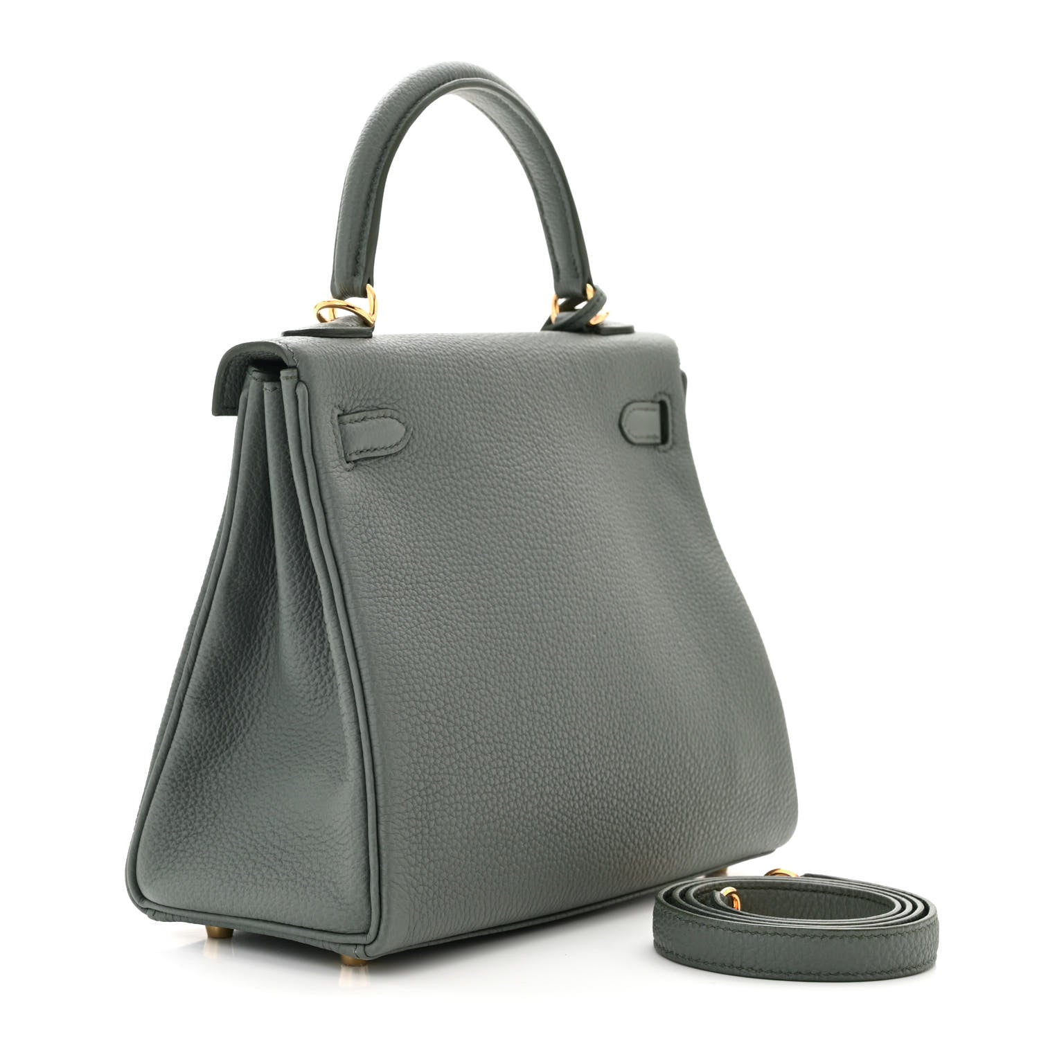 Hermes Togo Kelly Retourne 25 Vert Amande 2 of 10