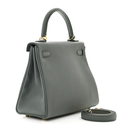 Hermes Togo Kelly Retourne 25 Vert Amande 2 of 10
