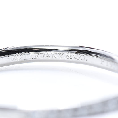 Tiffany Platinum Diamond .25ct Round Brilliant Harmony Engagement Ring 49 5 5 of 8