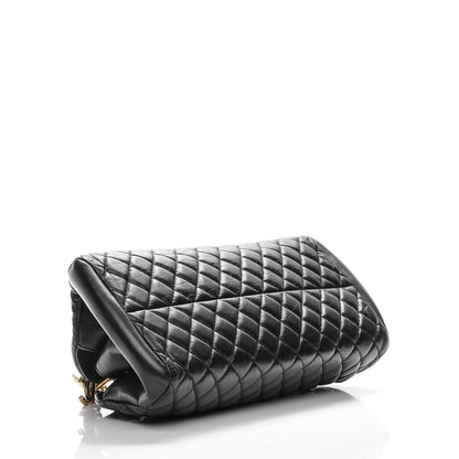 Chanel Aged Calfskin Quilted Medium Just Mademoiselle Black 4 of 8