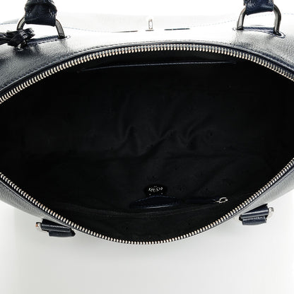 Mulberry Glossy Goatskin Medium Del Rey Satchel Midnight Blue 5 of 7