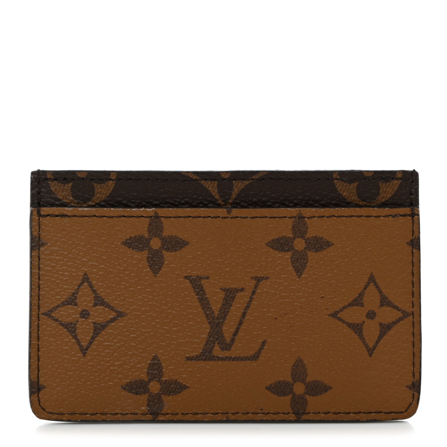 Reverse Monogram Card Holder