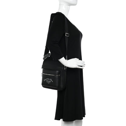 Christian Dior Grained Calfskin Mini Rider Backpack Black 2 of 10
