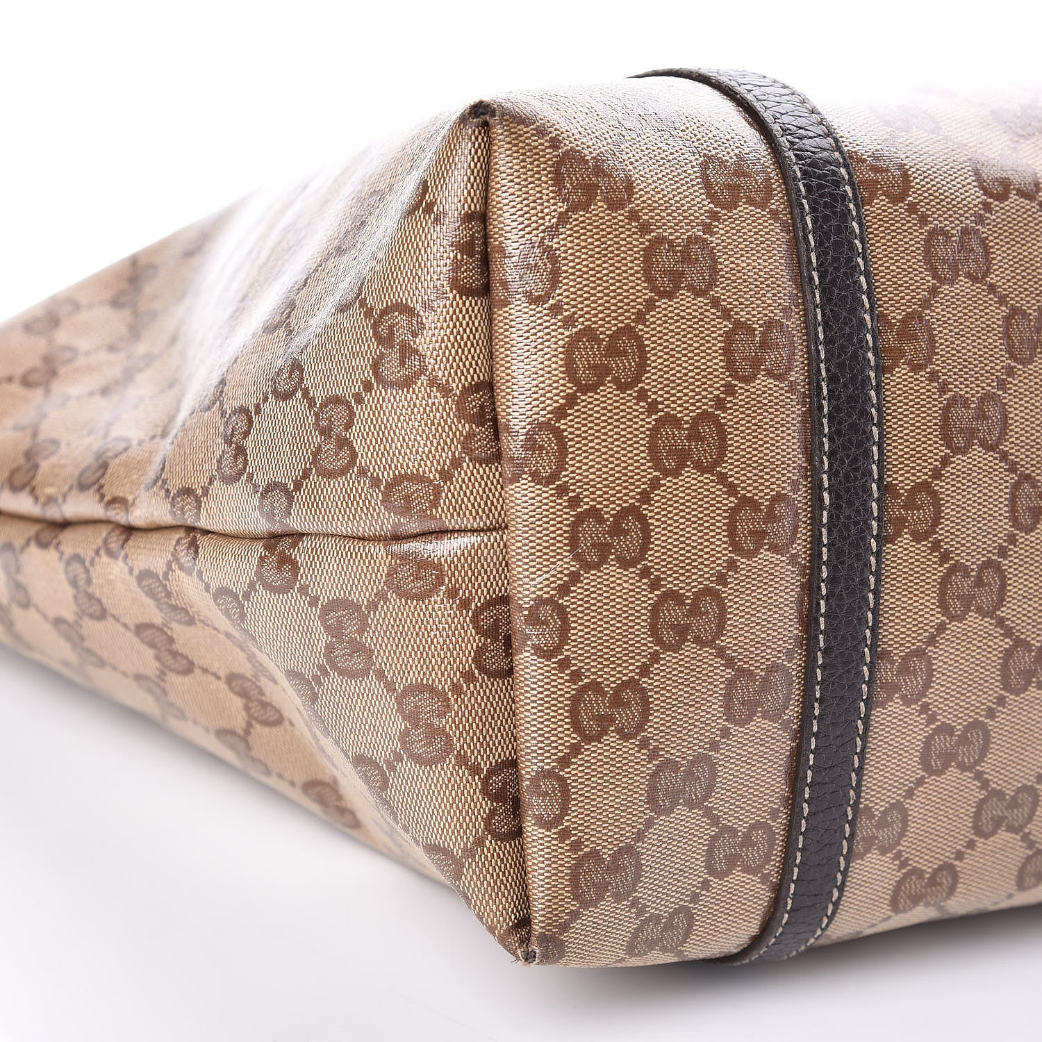 Gucci Crystal Monogram Medium Joy Tote Beige Ebony Testa di Moro 20 of 29