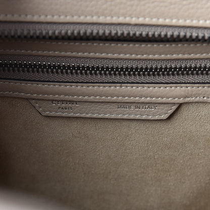 Celine Drummed Calfskin Micro Luggage Dune 6 of 13
