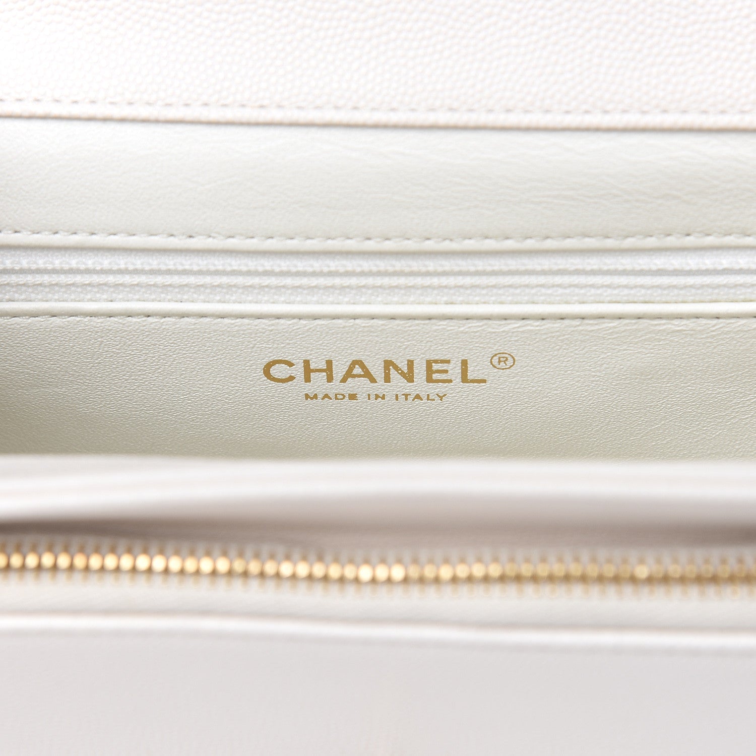 Chanel Caviar Quilted Medium Business Affinity Flap White 6 of 17
