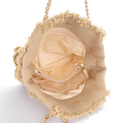 Chanel Tweed Nature Tote Beige 6 of 7
