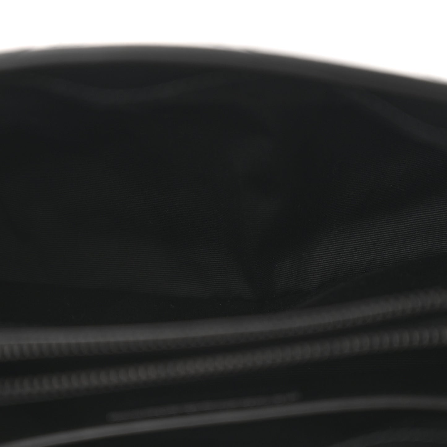 Calfskin Y Quilted Monogram Monochrome Small Loulou Chain Satchel Black