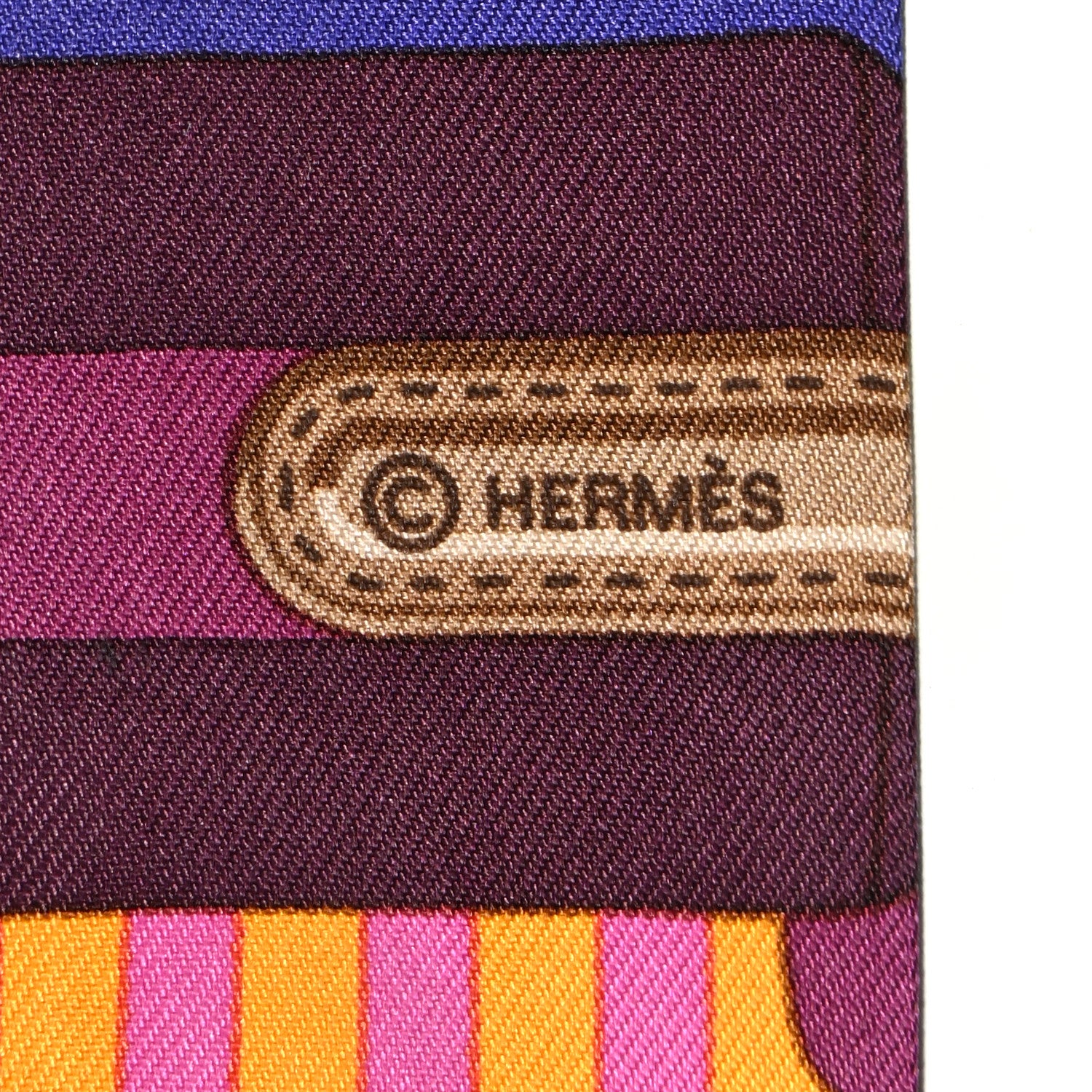 Hermes Silk Sangles En Zigzag Twilly 3 of 4