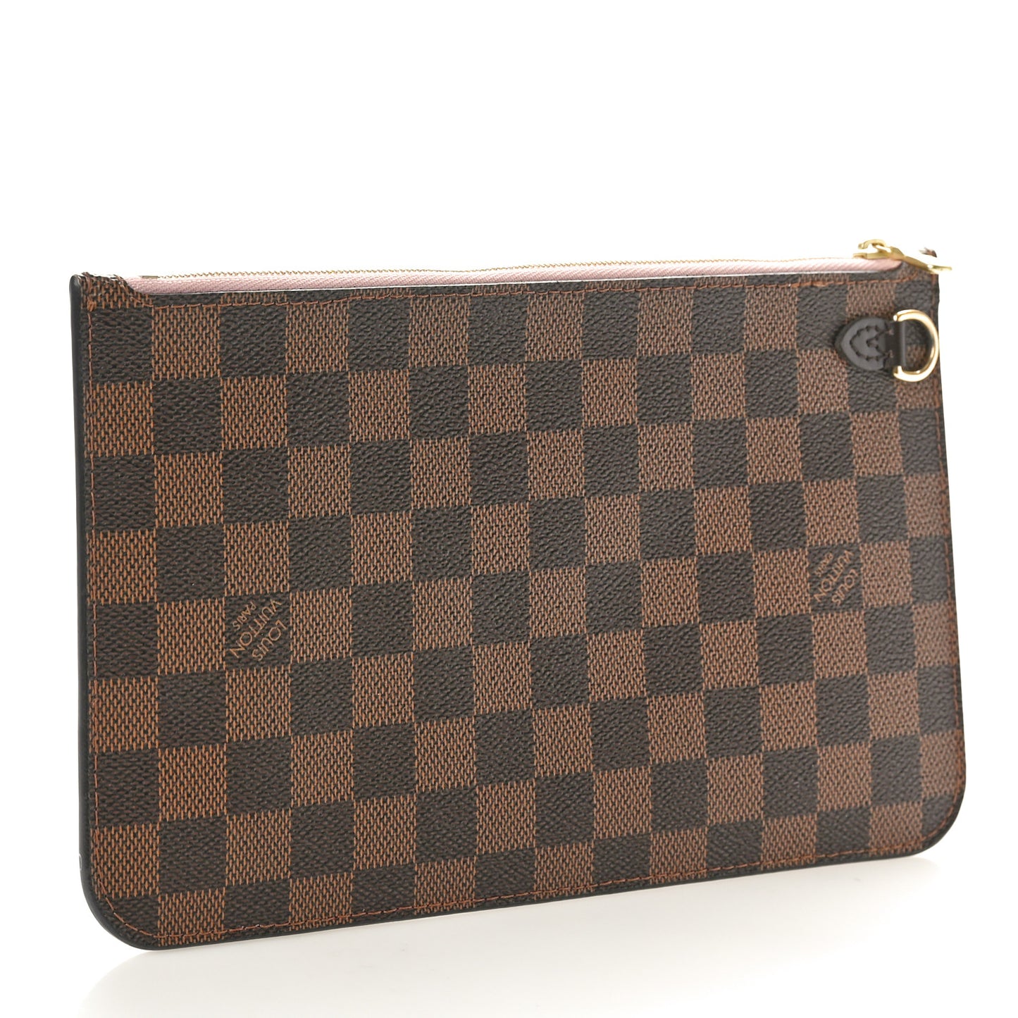 Damier Ebene Neverfull MM GM Pochette Rose Ballerine