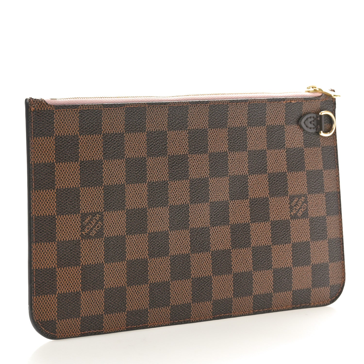 Louis Vuitton Damier Ebene Neverfull MM GM Pochette Rose Ballerine 3 of 7
