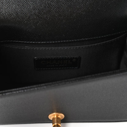 Chanel Caviar Quilted Small Boy Flap Black 8 of 11