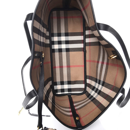 Burberry Grainy Calfskin Medium Honeybrook Tote Black 6 of 11