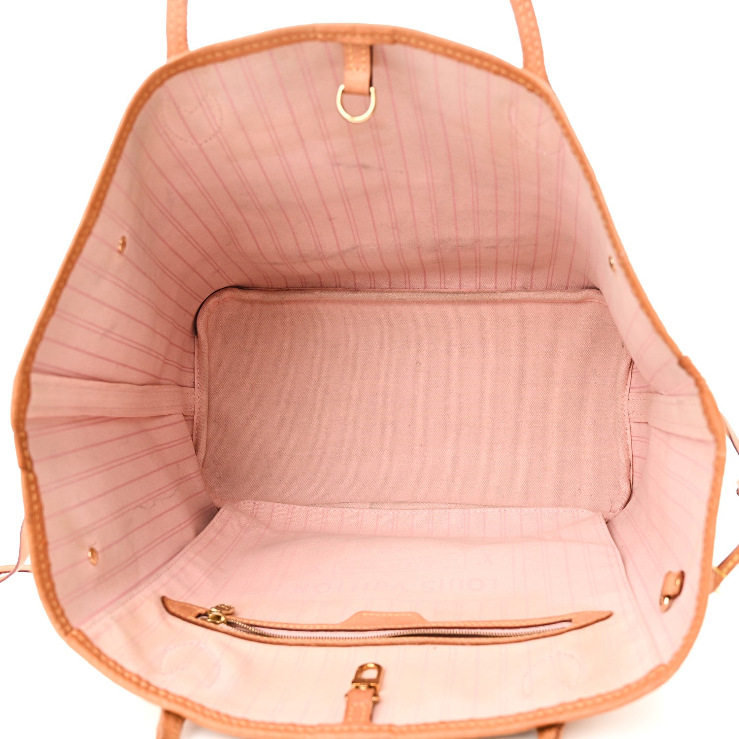 Louis Vuitton Damier Azur Neo Neverfull MM Rose Ballerine 5 of 9