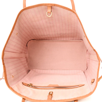 Louis Vuitton Damier Azur Neo Neverfull MM Rose Ballerine 5 of 9