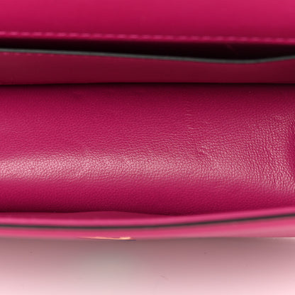 Valentino Garavani Calfskin Vlogo Small Loco Shoulder Bag Rose Violet 11 of 11