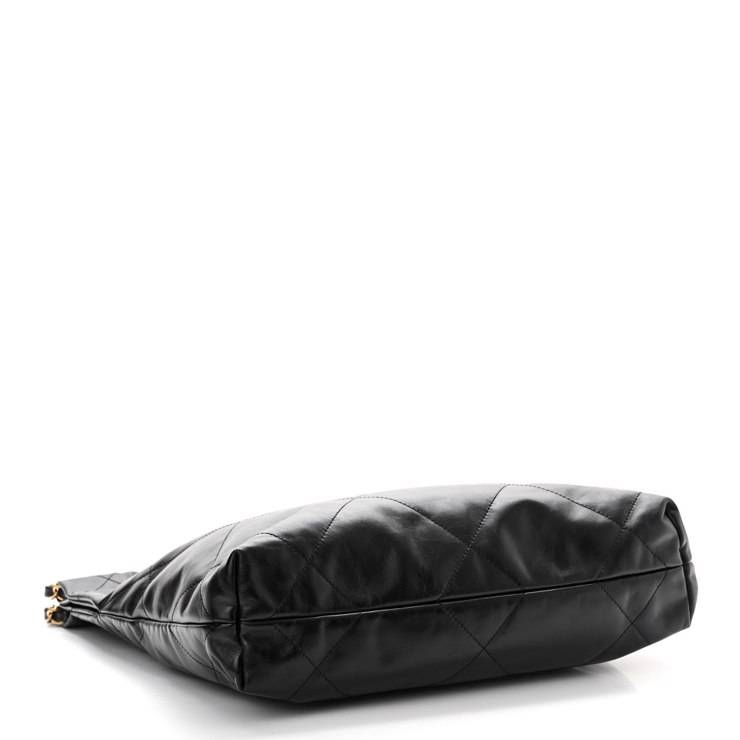 Chanel Shiny Calfskin Quilted Small Chanel 22 Black 5 of 11