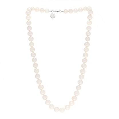 Tiffany Sterling Silver Freshwater Cultured Pearl 9-10mm Ziegfeld Necklace 3 of 4