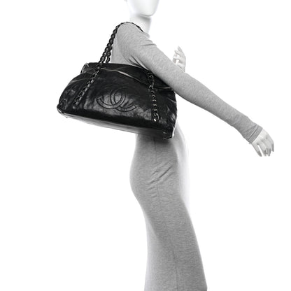 Chanel Glazed Caviar Modern Chain Tote Black 2 of 14