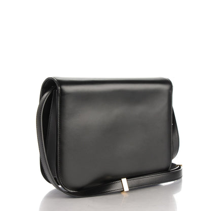 Celine Box Calfskin Medium Classic Box Flap Bag Black 3 of 7