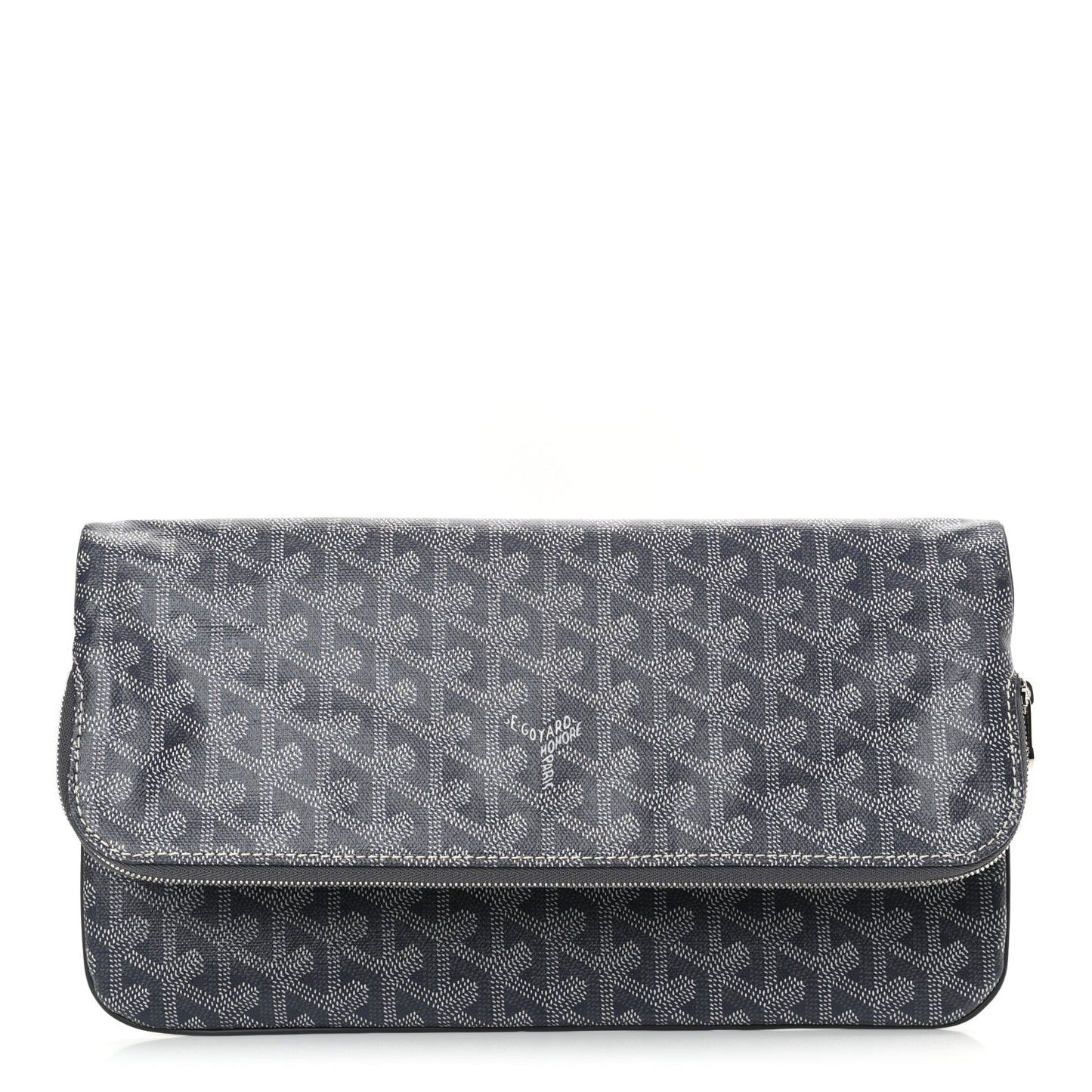 Goyardine Sainte Marie Soft Clutch Grey