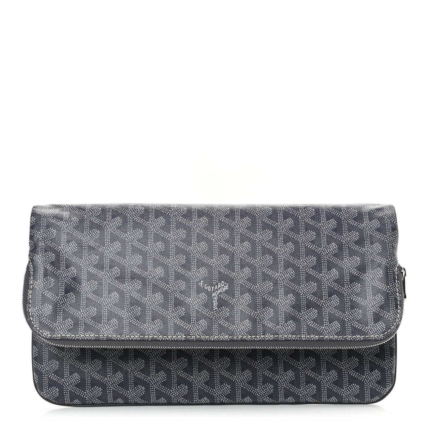 Goyard Goyardine Sainte Marie Soft Clutch Grey 1 of 10
