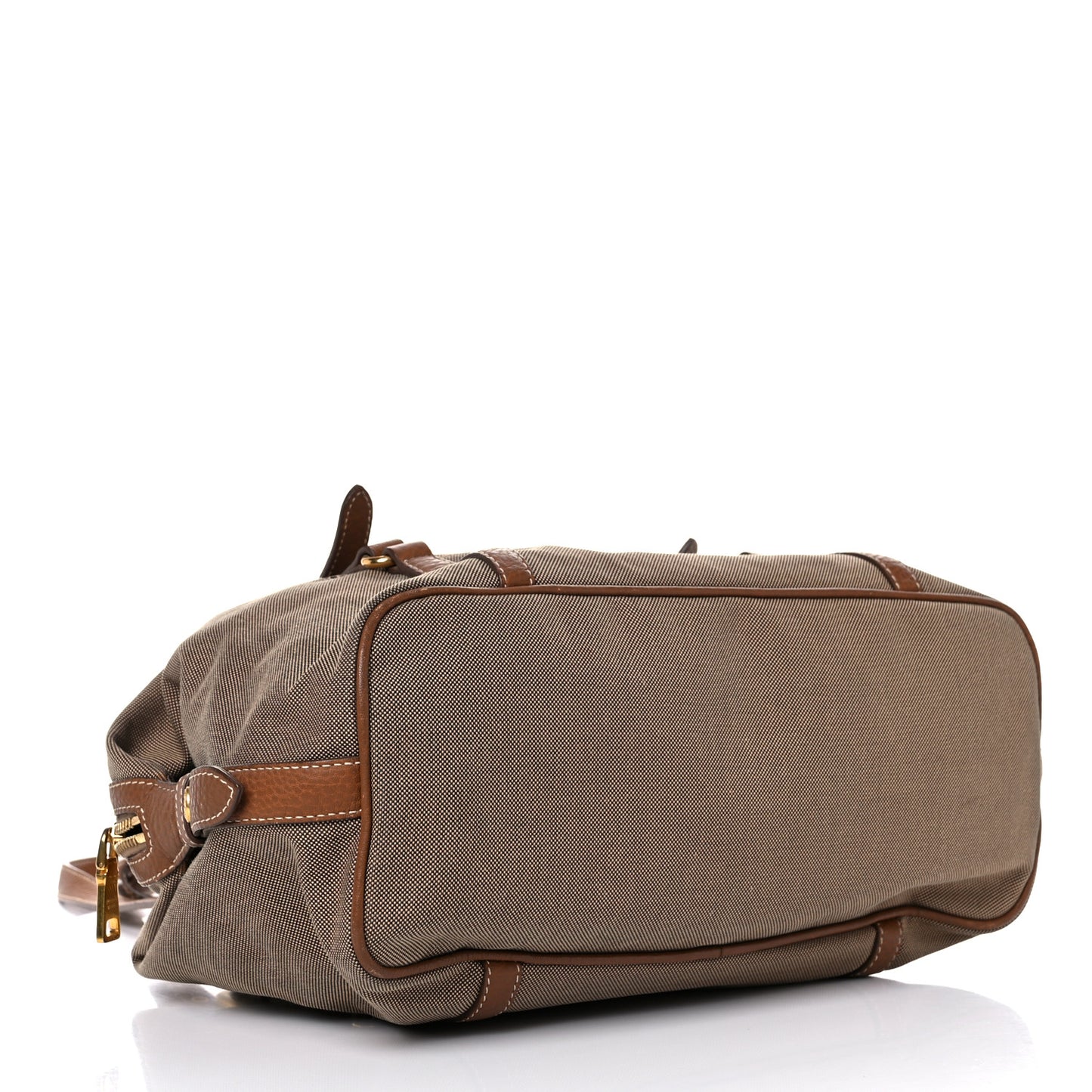 Jacquard Logo Tote Brown