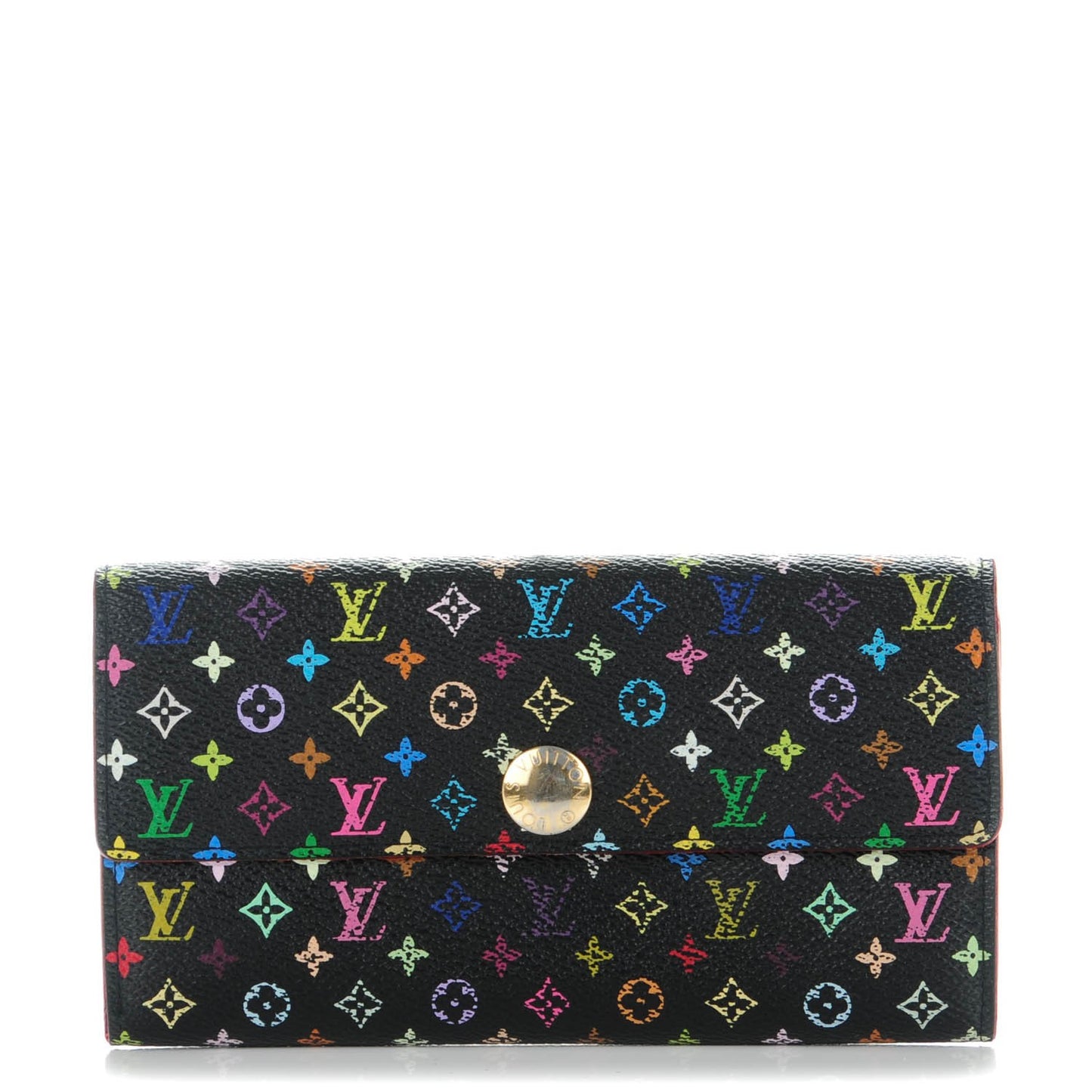 Monogram Multicolor Sarah Wallet Black