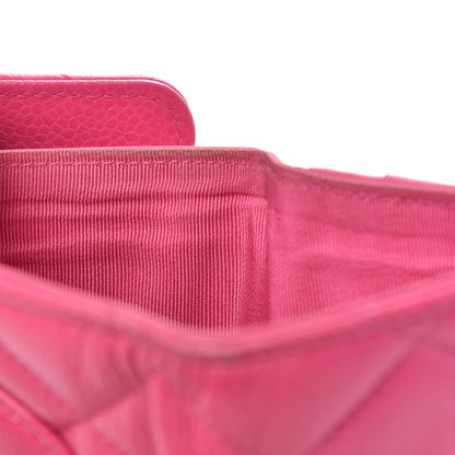 Chanel Caviar Quilted Large Flap Wallet Pink 14 of 15