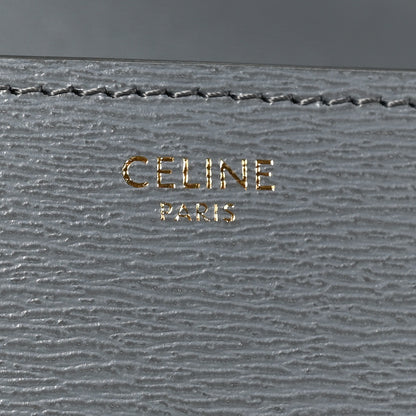 Celine Liege Calfskin Small Classic Box Flap Bag Medium Grey 6 of 9