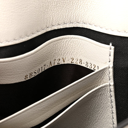 Fendi Nappa FF 1974 Embossed Mini Baguette White 7 of 10