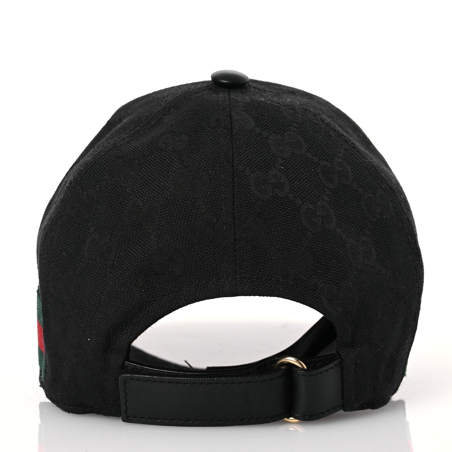 Monogram Web Baseball Hat M Black