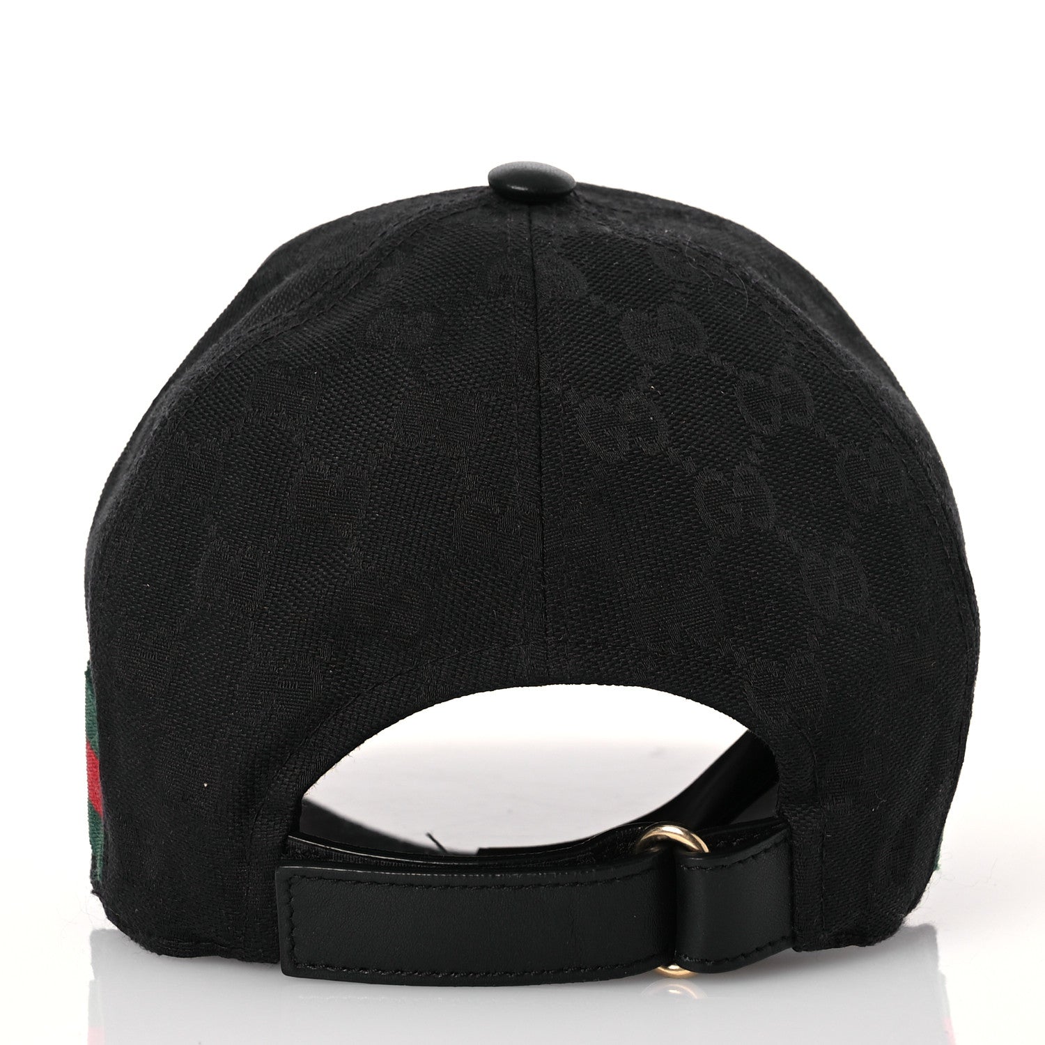 Gucci Monogram Web Baseball Hat M Black 6 of 12