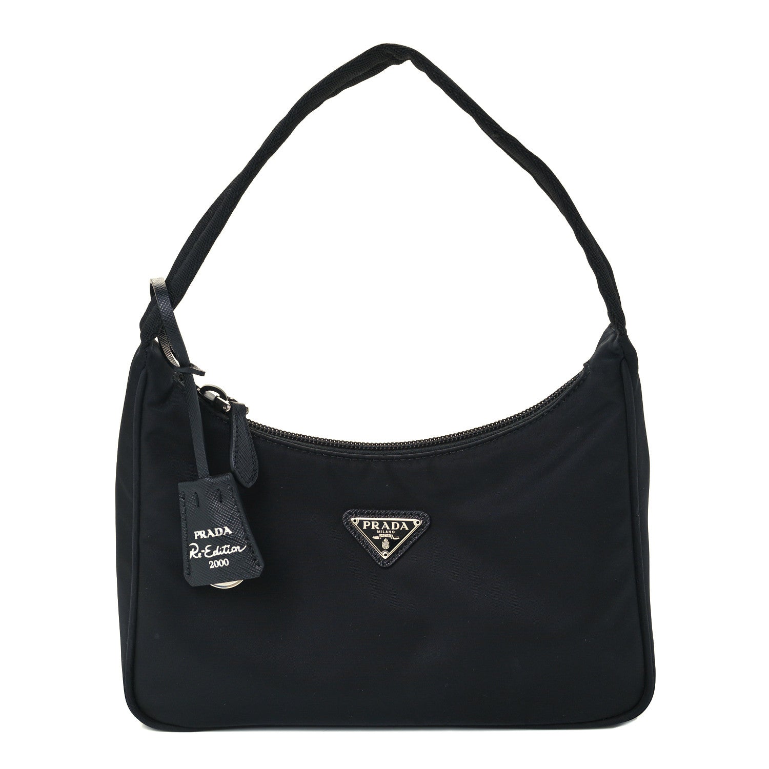 Prada Tessuto Nylon Mini Re-Edition 2000 Bag Black 1 of 13
