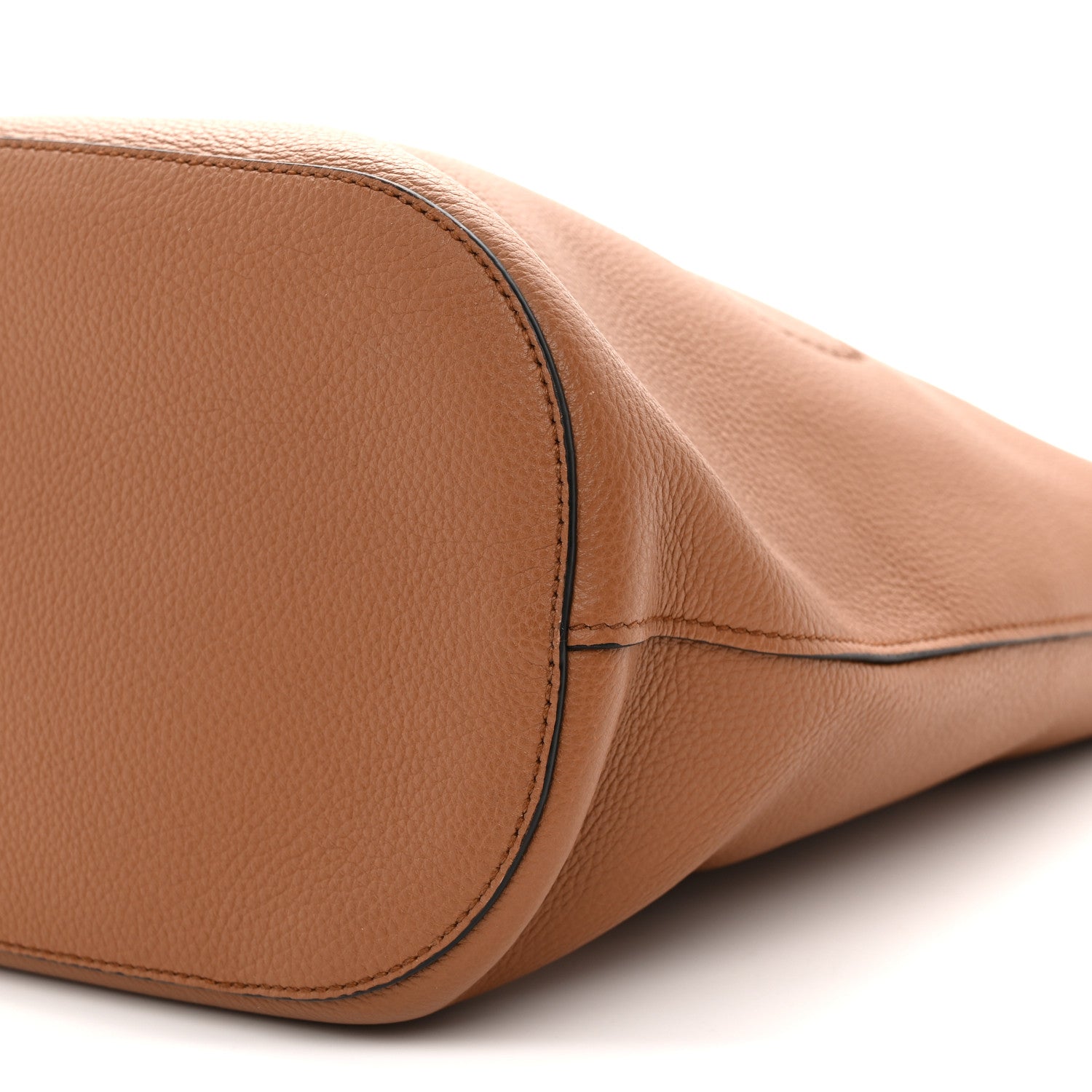 Prada Vitello Phenix Logo Hobo Caramel 9 of 9