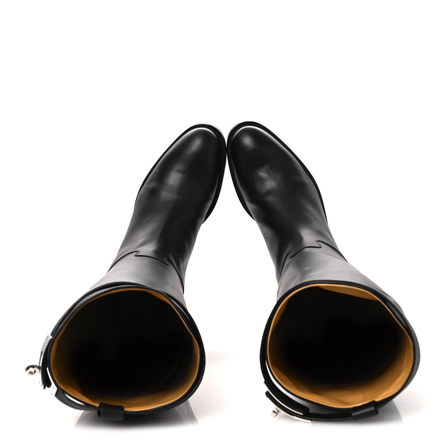 Hermes Box Kelly Jumping Boots 38.5 Black 2 of 11