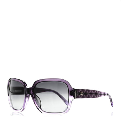 Chanel Quilted CC Mod Sunglasses 5124 Purple 1 of 7